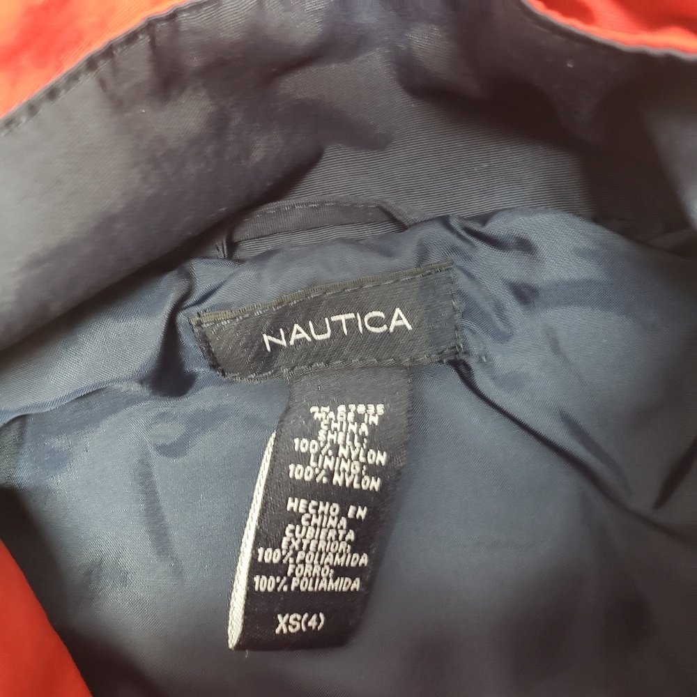 Nautica Boys Red/Blue Anchor Jacket Size 4T - Picture 4 of 7